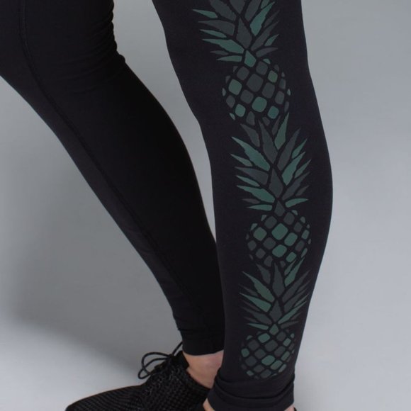 lululemon athletica Pants - Lululemon WU Full-On Luon Pineapple Leggings